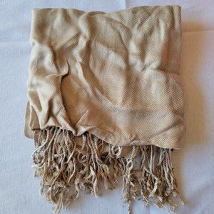 Tan Pashmina Scarf